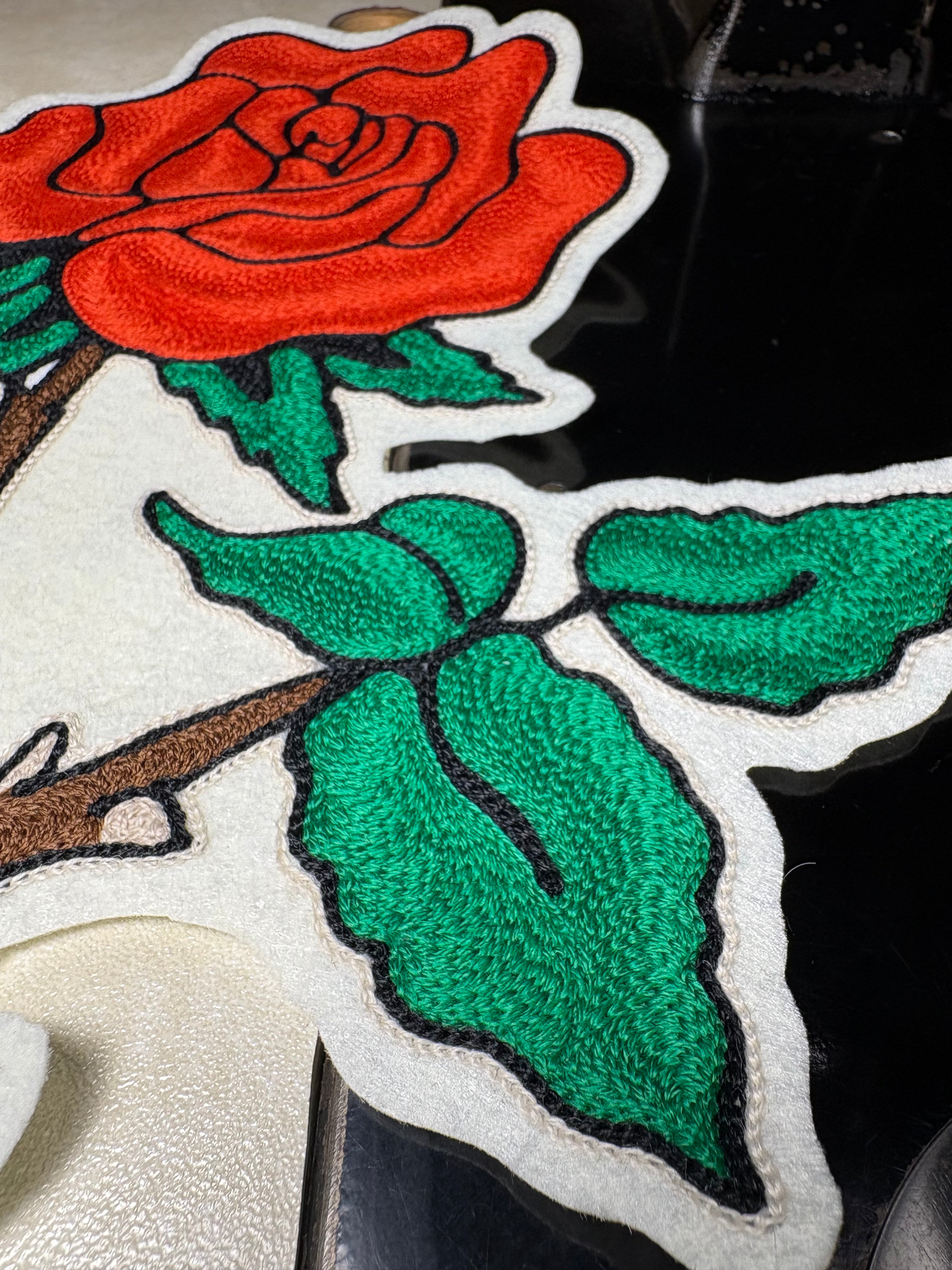 Rose - Chainstitch Patch