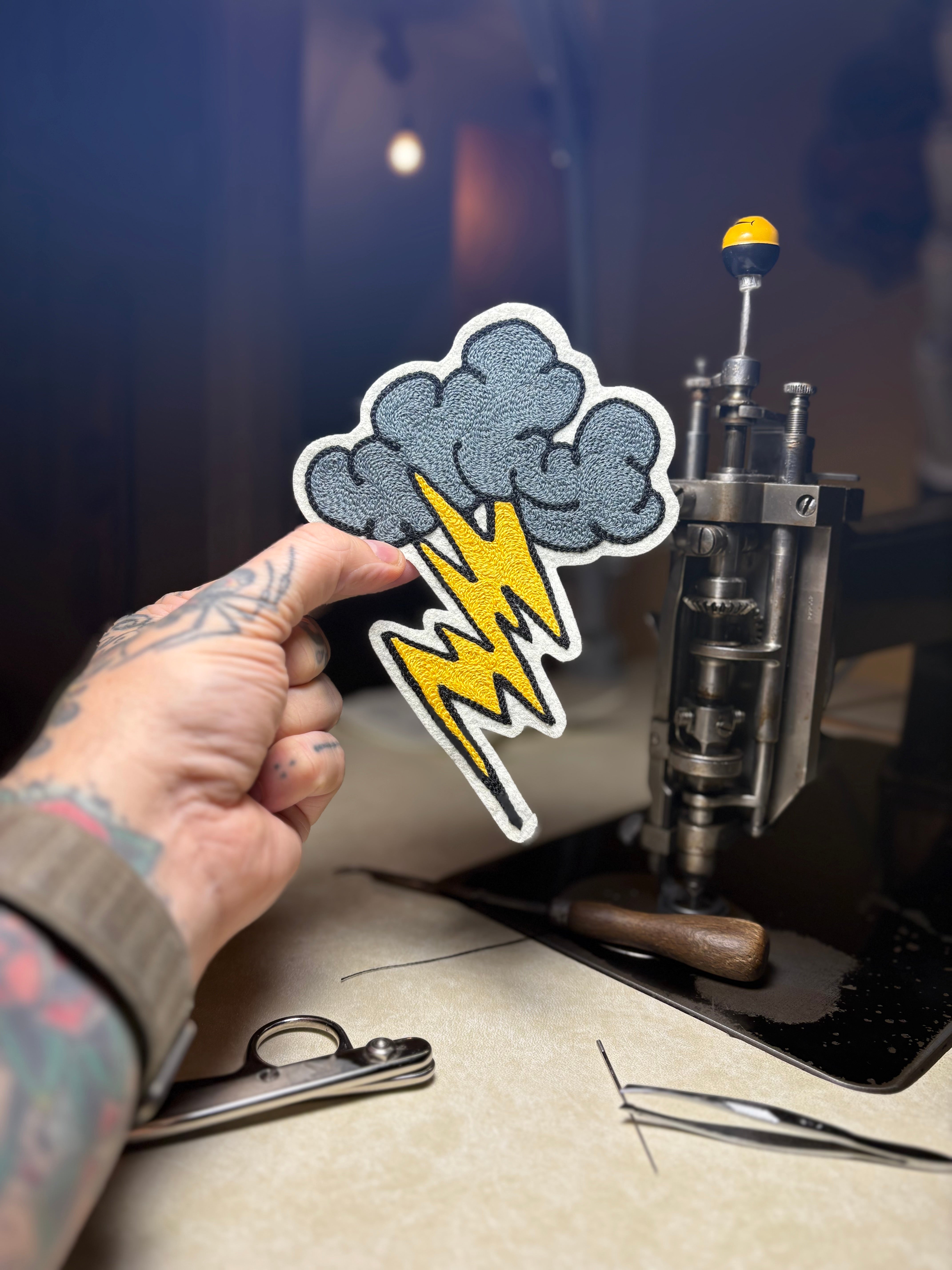 Thunder - Chainstitch Patch