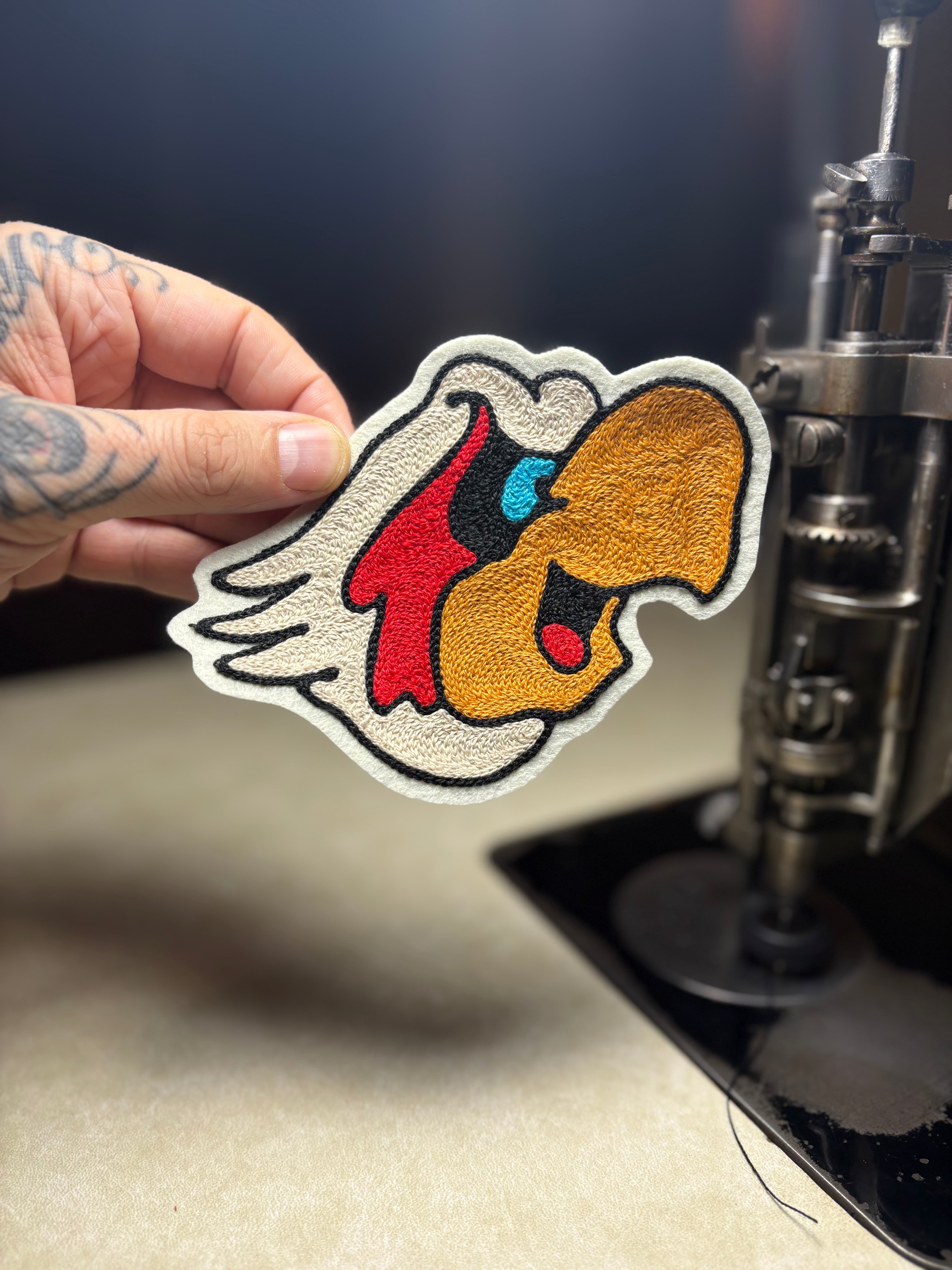 Bird - Chainstitch Patch