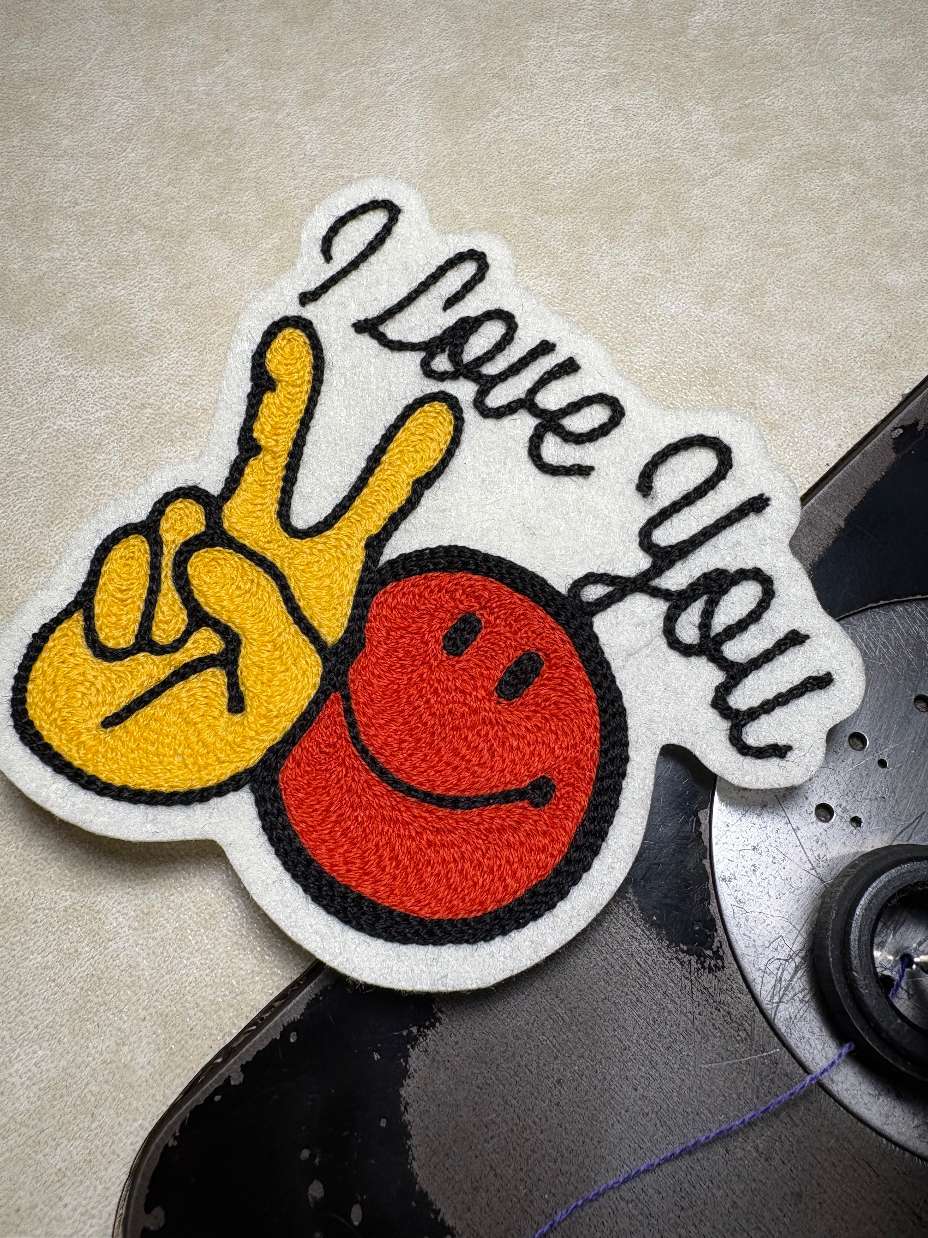 Love You - Chainstitch Patch