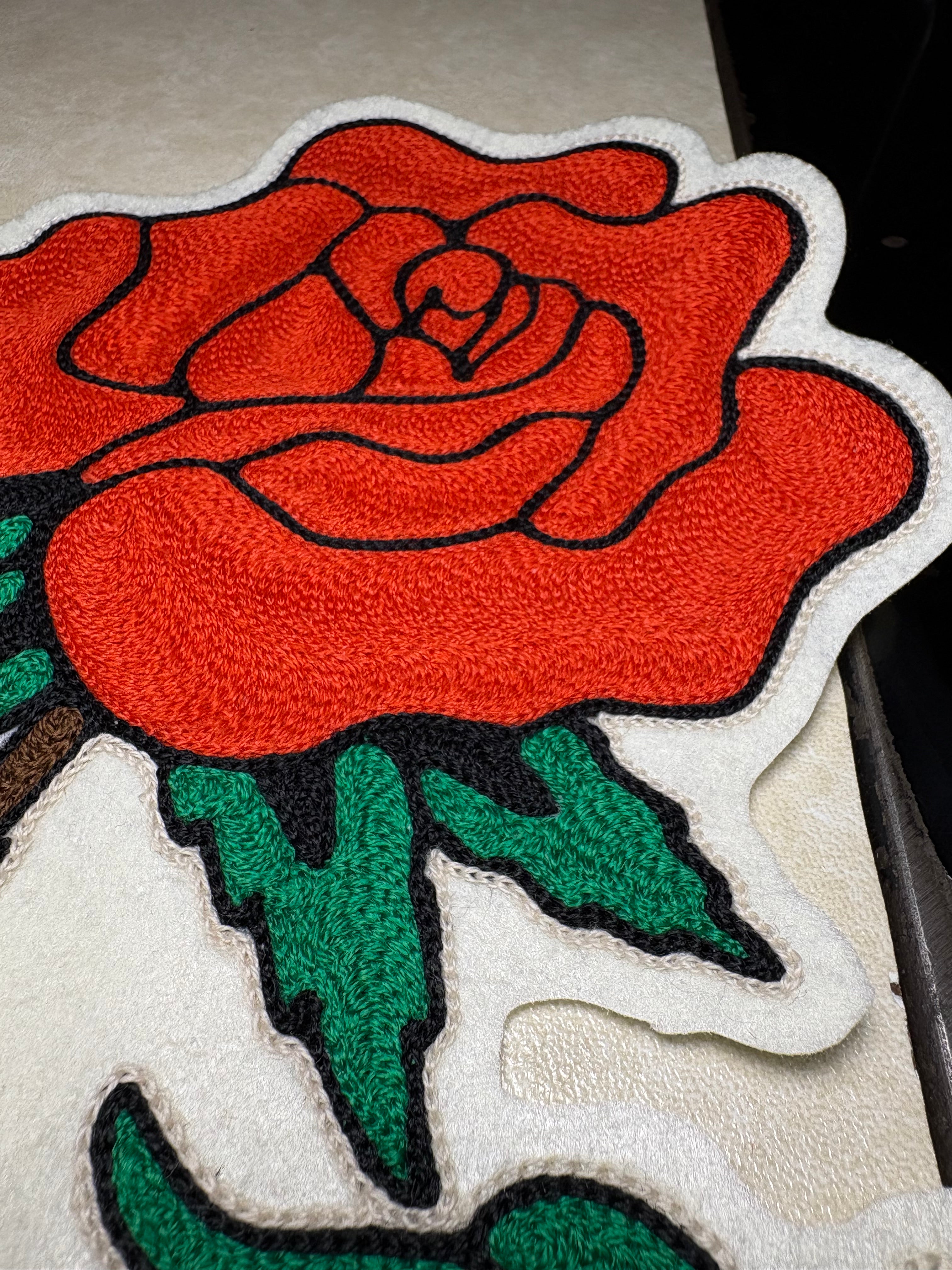 Rose - Chainstitch Patch