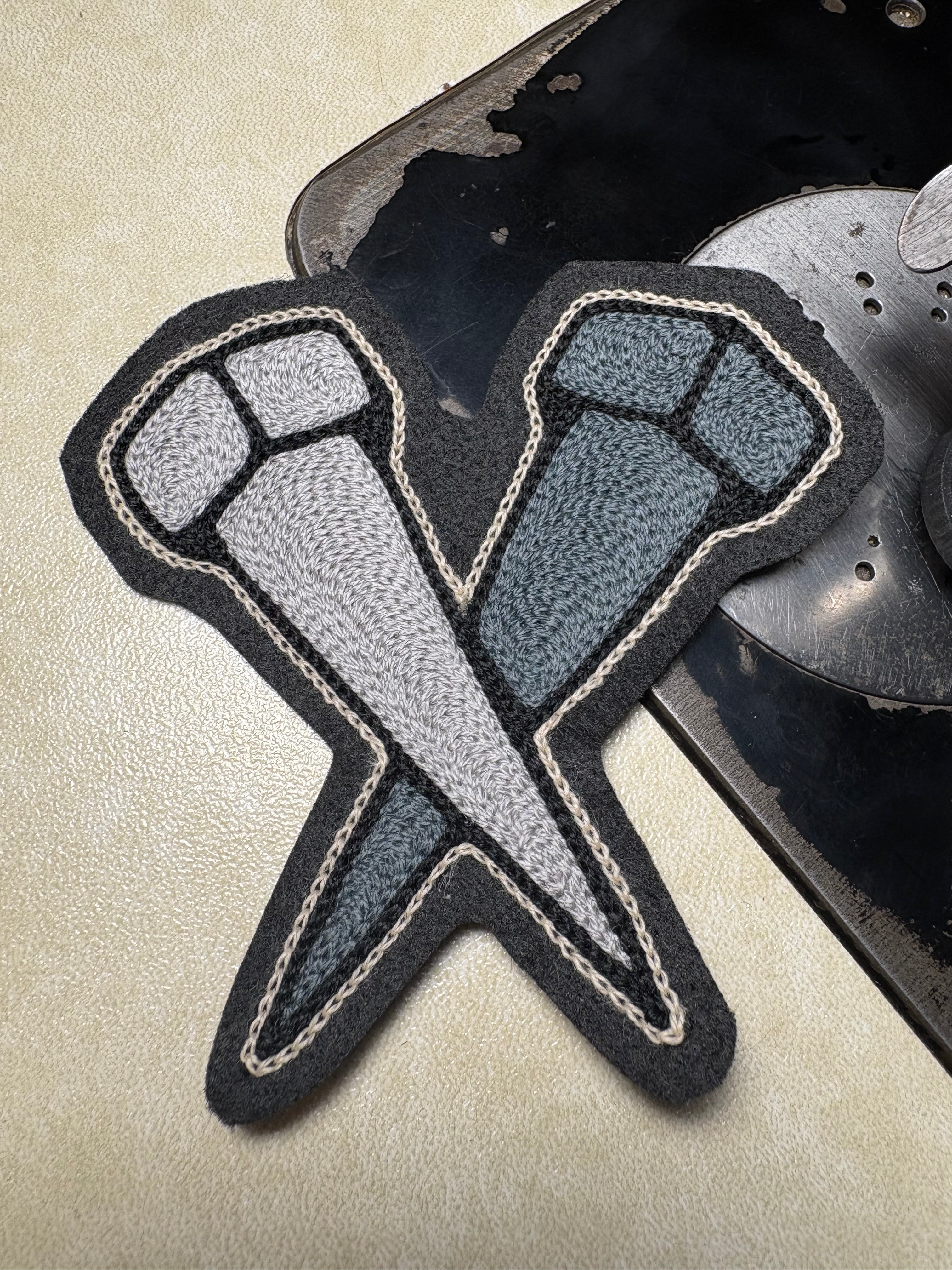 Nails - Chainstitch Patch