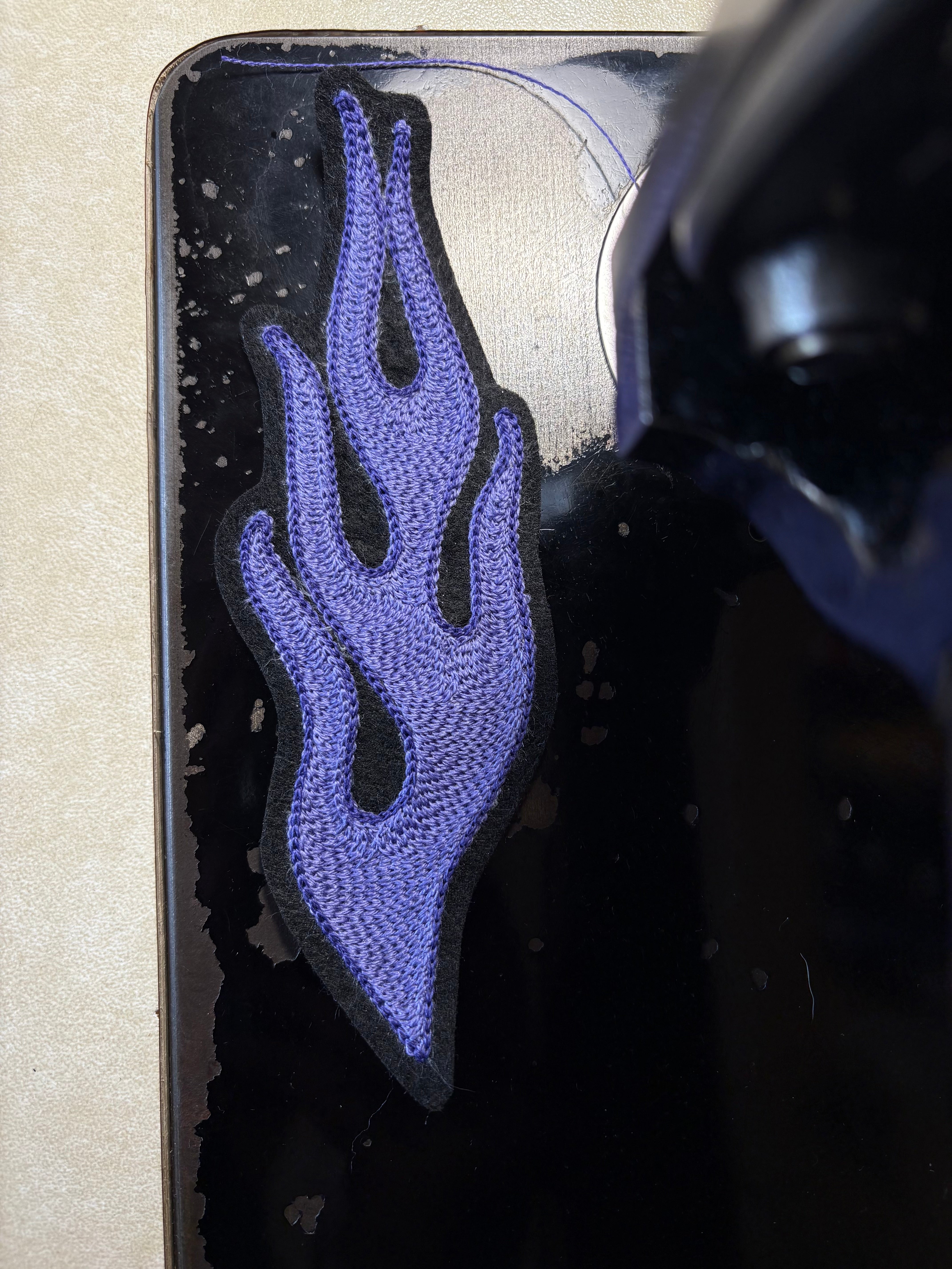 Small Flame - Chainstitch Patch